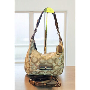 Coach Kristin Sequin Op Art Shoulder Hobo Bag Purse 16791(PU120